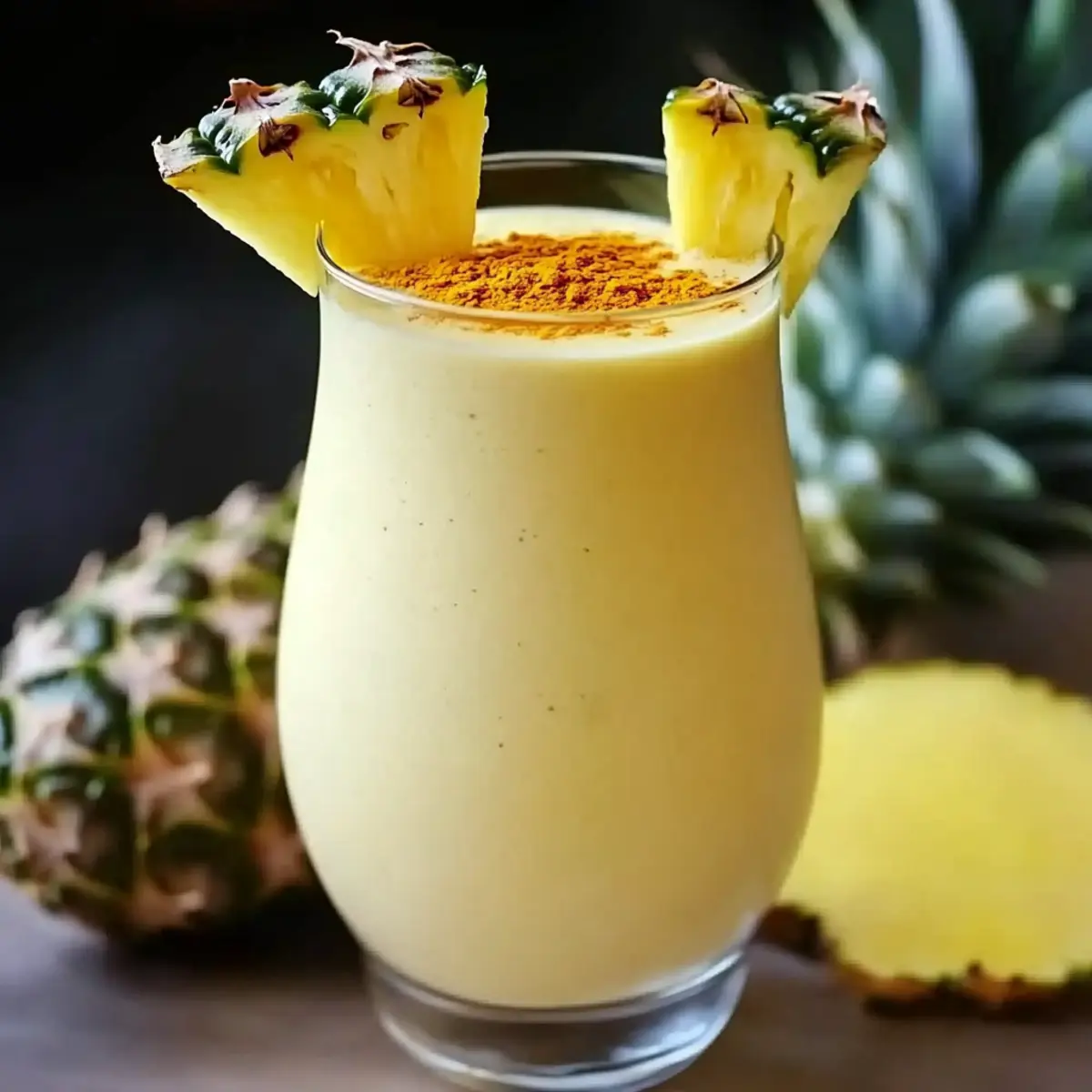 Protein Pineapple Turmeric Smoothie