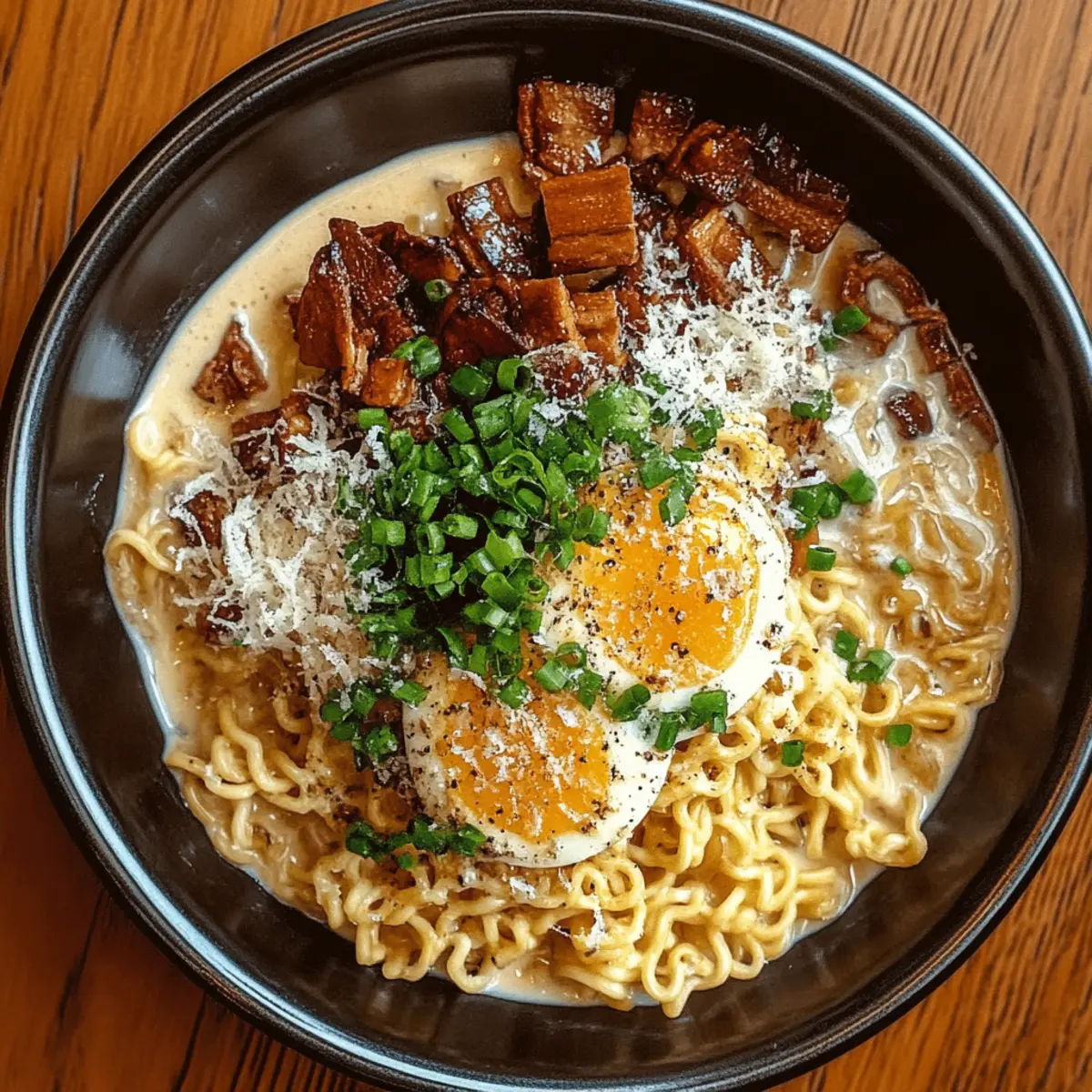 Indulgent Ramen Carbonara for Quick Comfort Food Nights