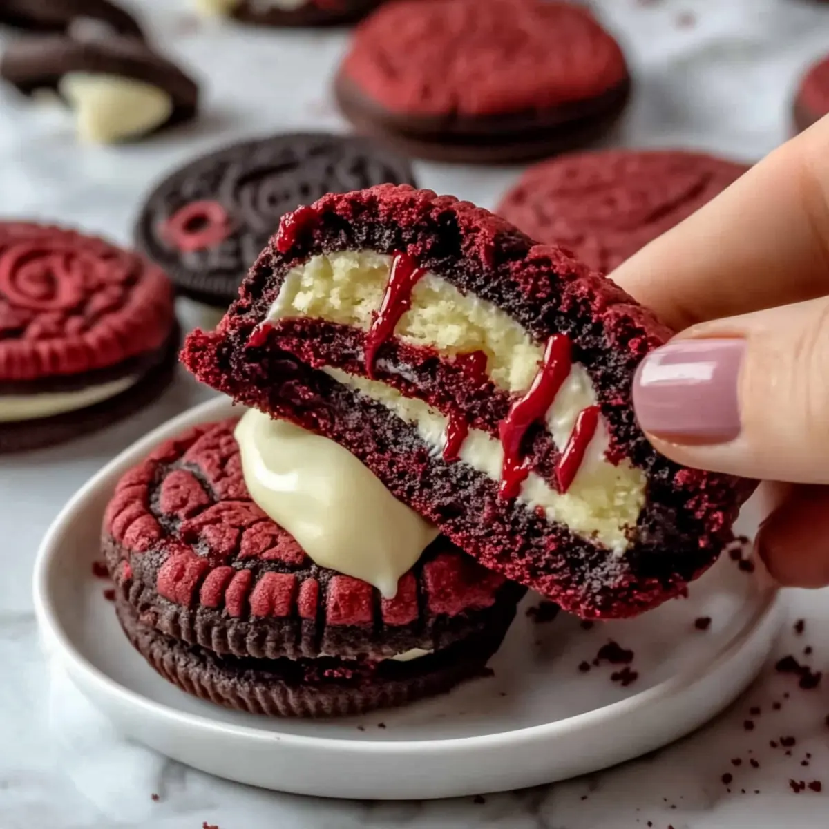 Irresistibly Chewy Red Velvet Oreo Cookies to Satisfy Cravings