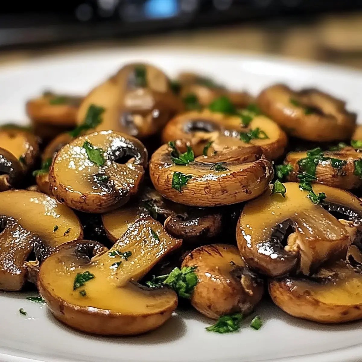 Sautéed Mushroom Caps