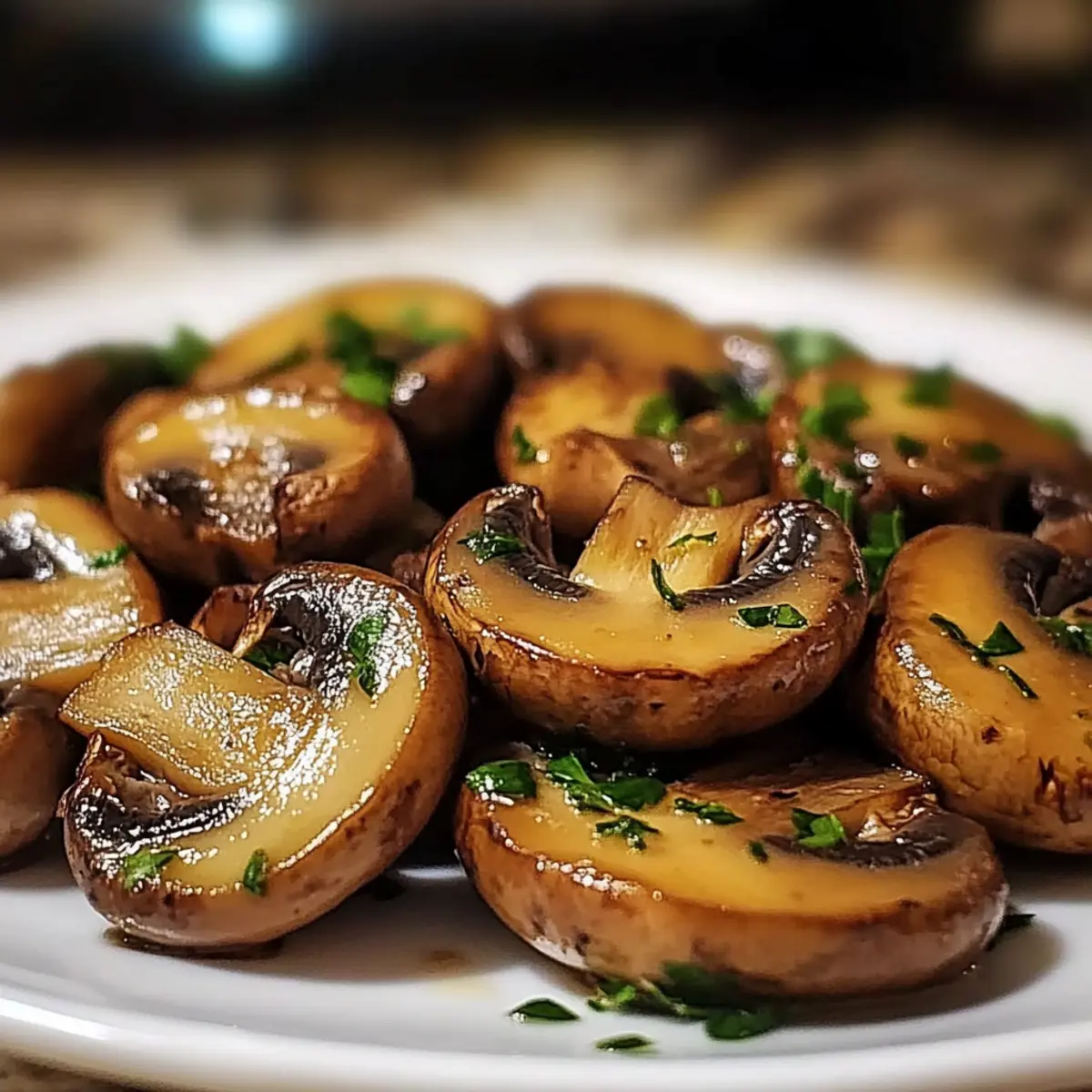 Sautéed Mushroom Caps
