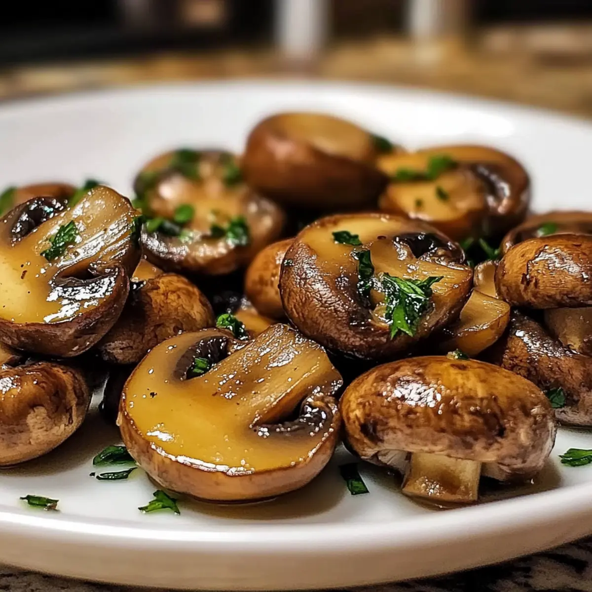 Sautéed Mushroom Caps