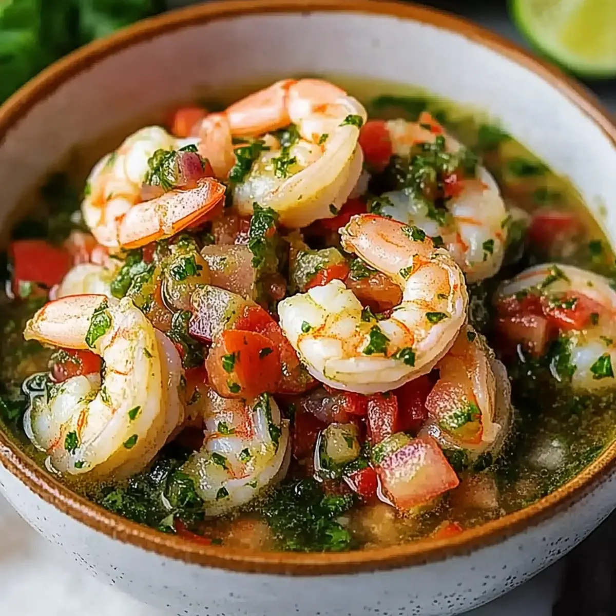 Shrimps in Culichi Salsa