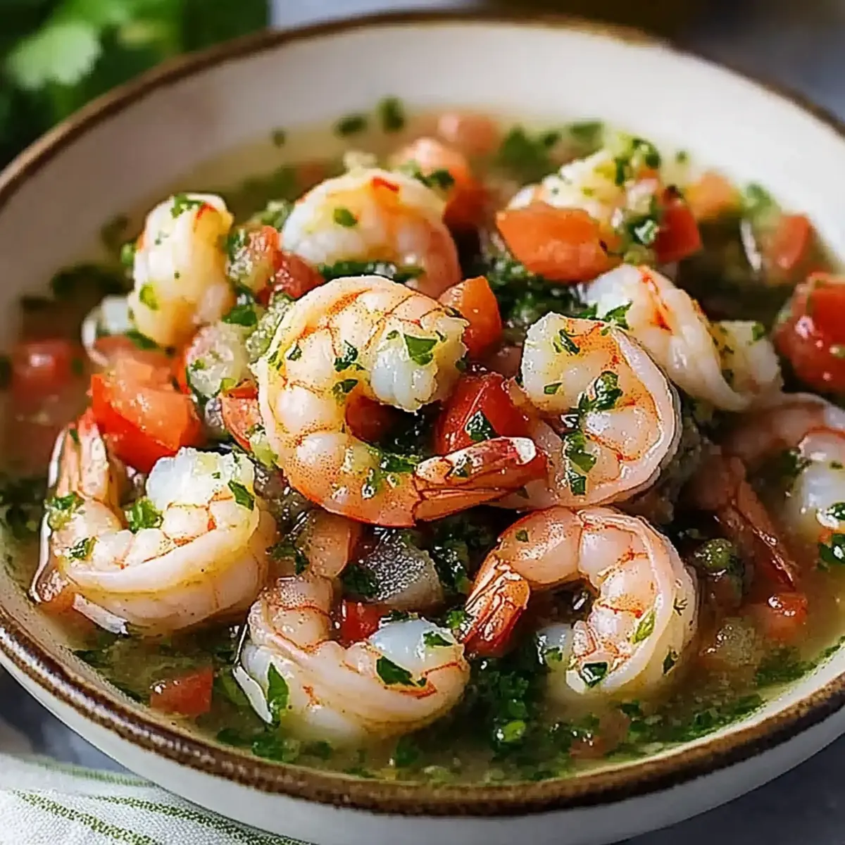 Shrimps in Culichi Salsa