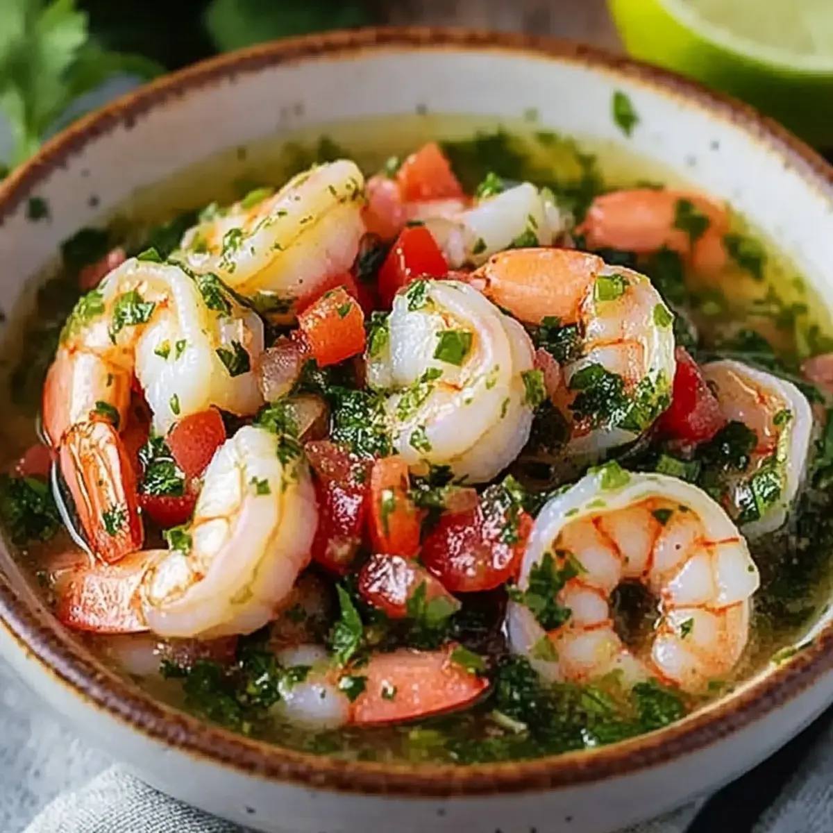 Shrimps in Culichi Salsa