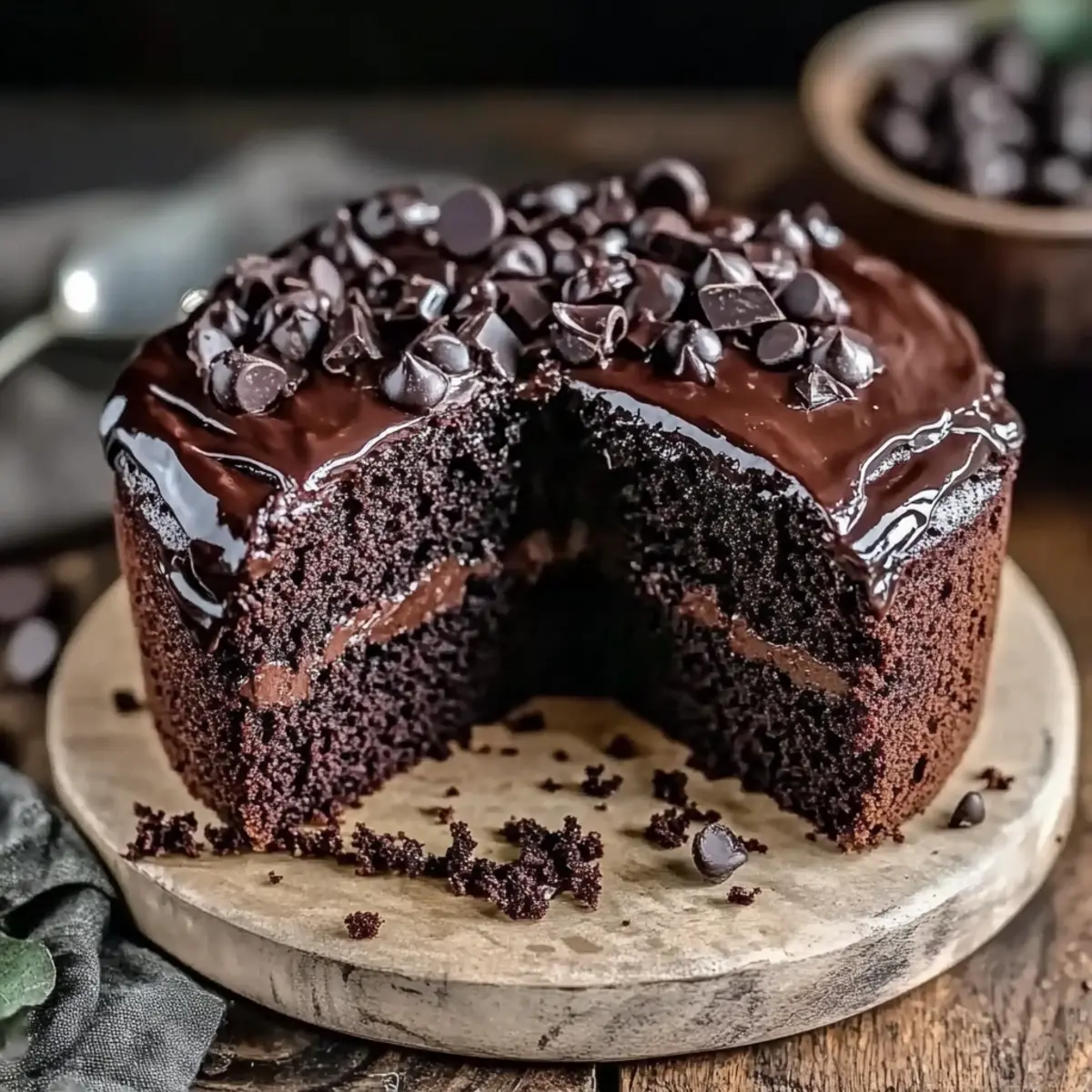 Sour Cream Chocolate Loaf Cake