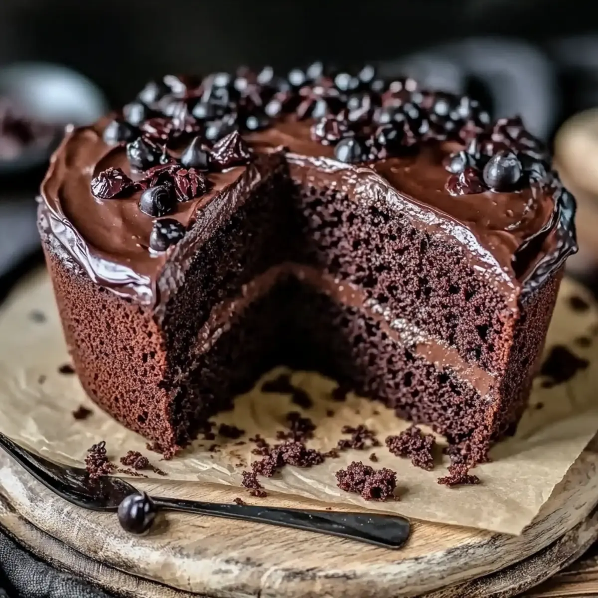 Sour Cream Chocolate Loaf Cake