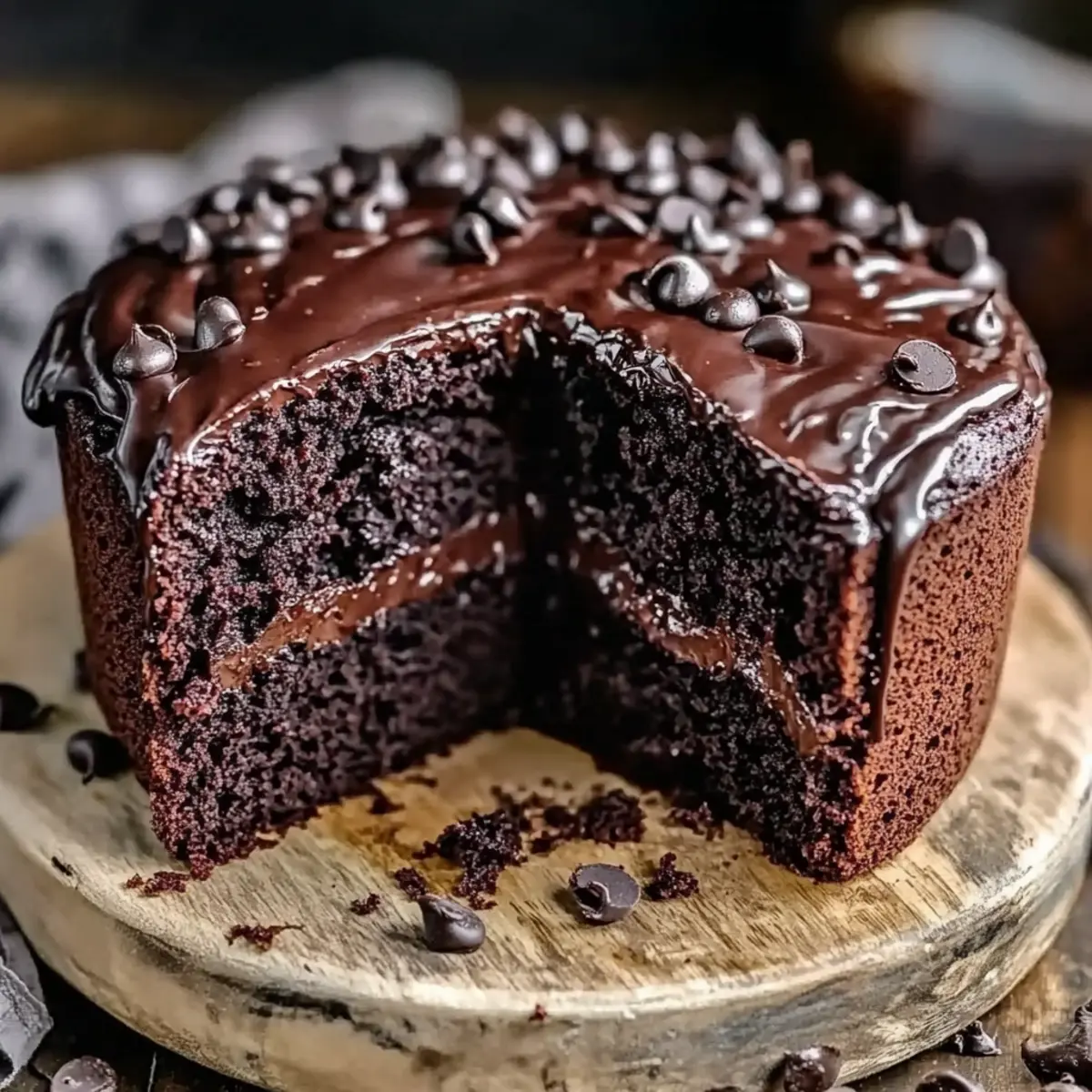 Sour Cream Chocolate Loaf Cake