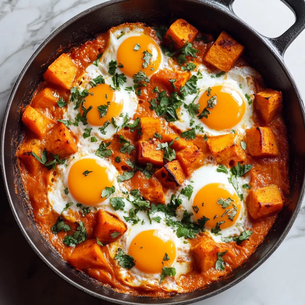 Sweet Potato Shakshouka