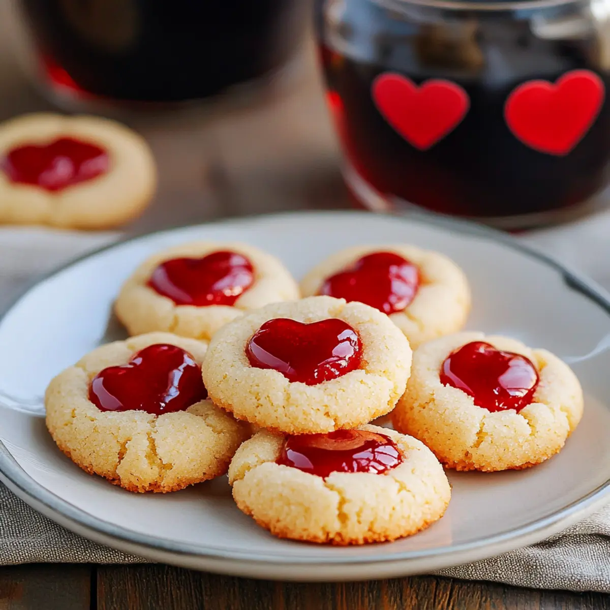 Delicious Valentine Thumbprint Cookies to Wow Your Sweetheart